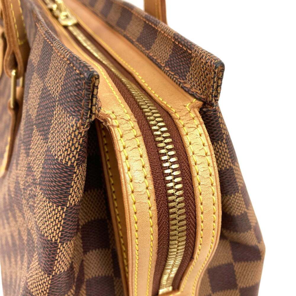 LOUIS VUITTON Brown Damier Canvas Tote Bag - Picture 10 of 16